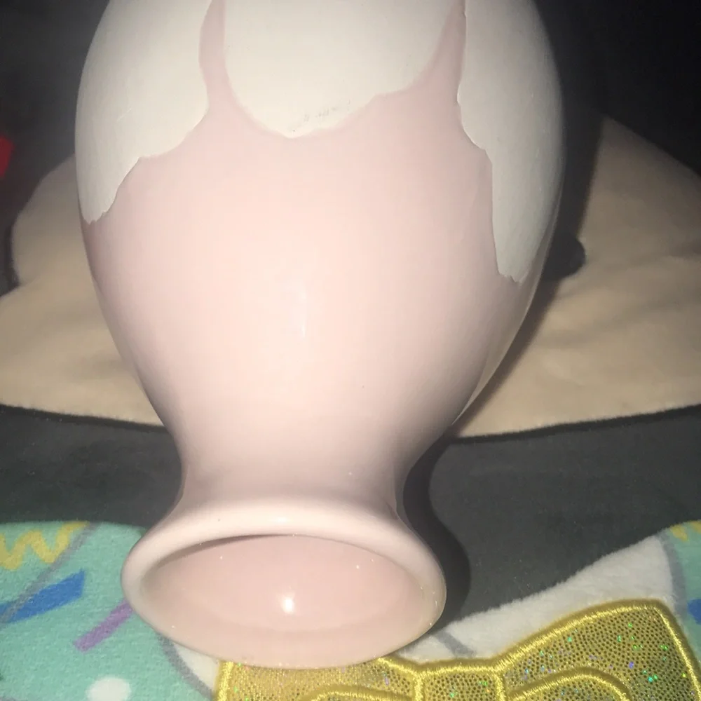 Issac Mizrahi Loves xo, Sienna Vase with pink glaze